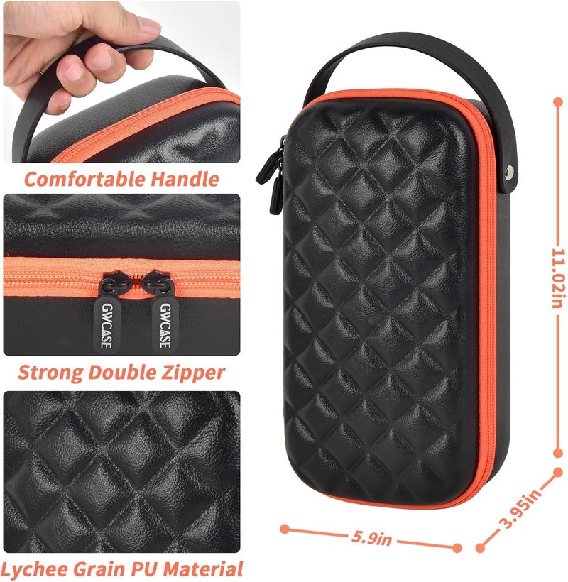 GWCASE Wireless Microphone Case For JBL Wireless Two Microphone System & PartyBox Mic, Handheld Dual Mic Bag for Singing or Karaoke for Receivers, Adapters, AA Batteries and Other Accessories(Box Only) - Image 3